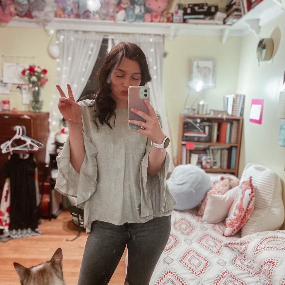 Grey Lauren Conrad Top